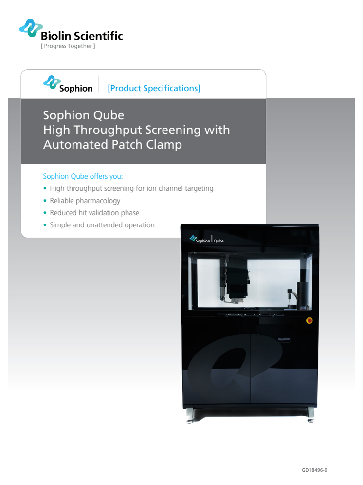 Qube - Automated Patch Clamp System