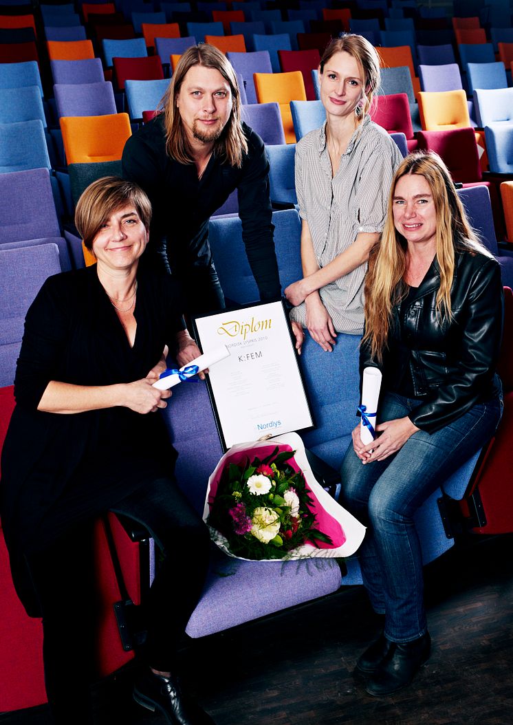 Mottagare av Nordiska Ljuspriset 2010 - prisutdelning i Köpenhamn
