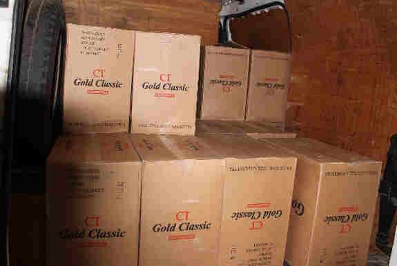 Op Quadrant Boxes of Gold cigarettes 1