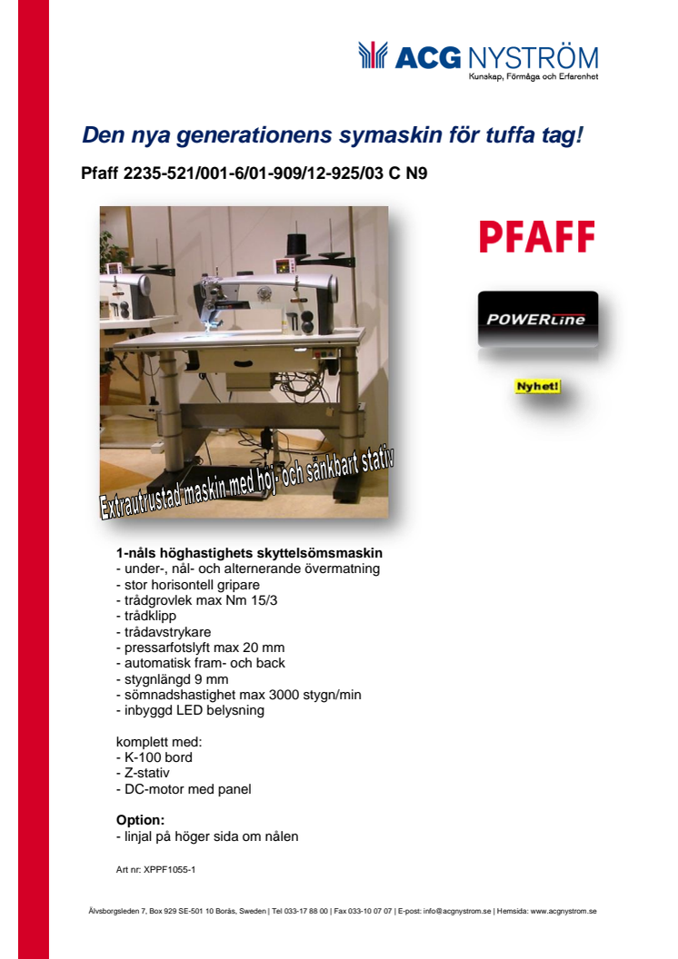 Pfaff 2235 Powerline