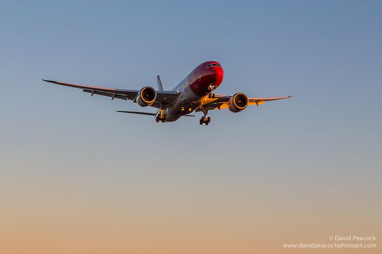 787 Dreamliner. Foto David Charles Peacock