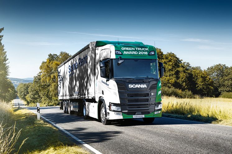 Green Truck 2018 auch zum Mieten - Scania R 500