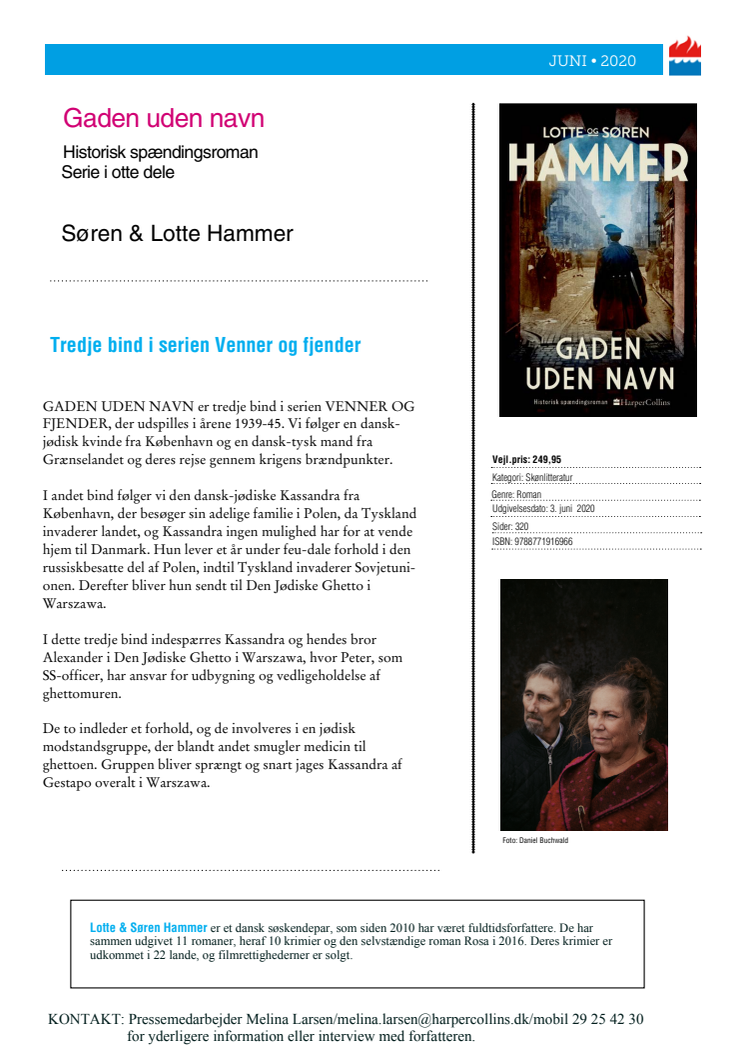 GADEN UDEN NAVN af Søren & Lotte Hammer