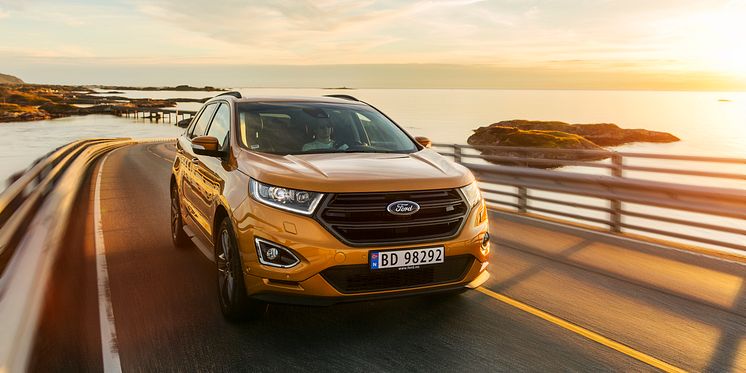 Ford-lansering av nye Edge og Ranger i Molde