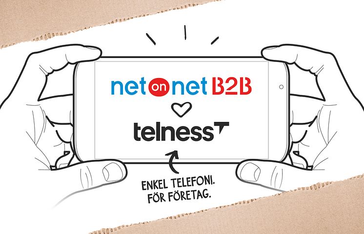 NetOnNet inleder samarbete med Telness, telekomspecialisten för företagsabonnemang
