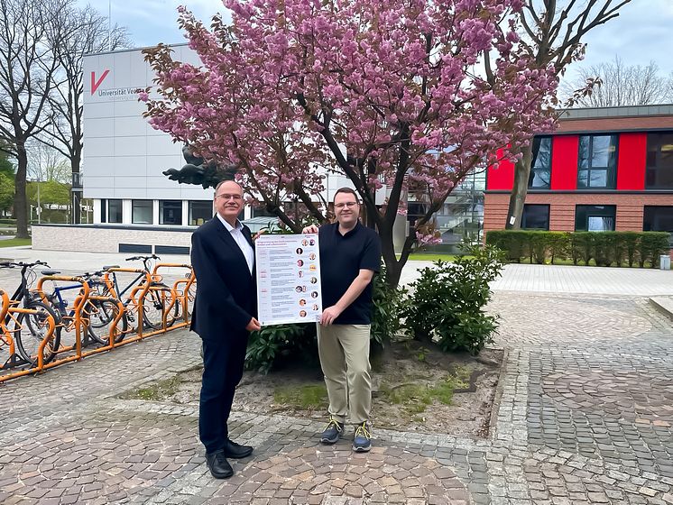 Die Organisatoren der Ringvorlesung: Prof. Dr. Steffen Wittkowske und Michael Otten. ﻿