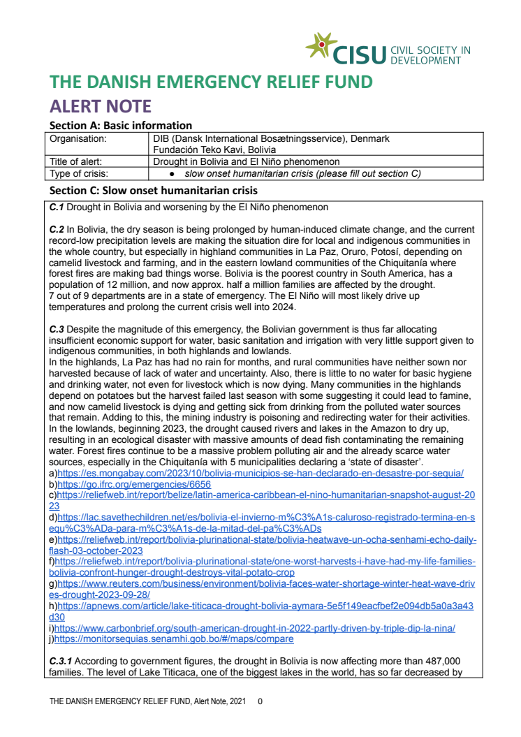 Alert Note - Drought in Bolivia and El Niño phenomenon - DERF.pdf