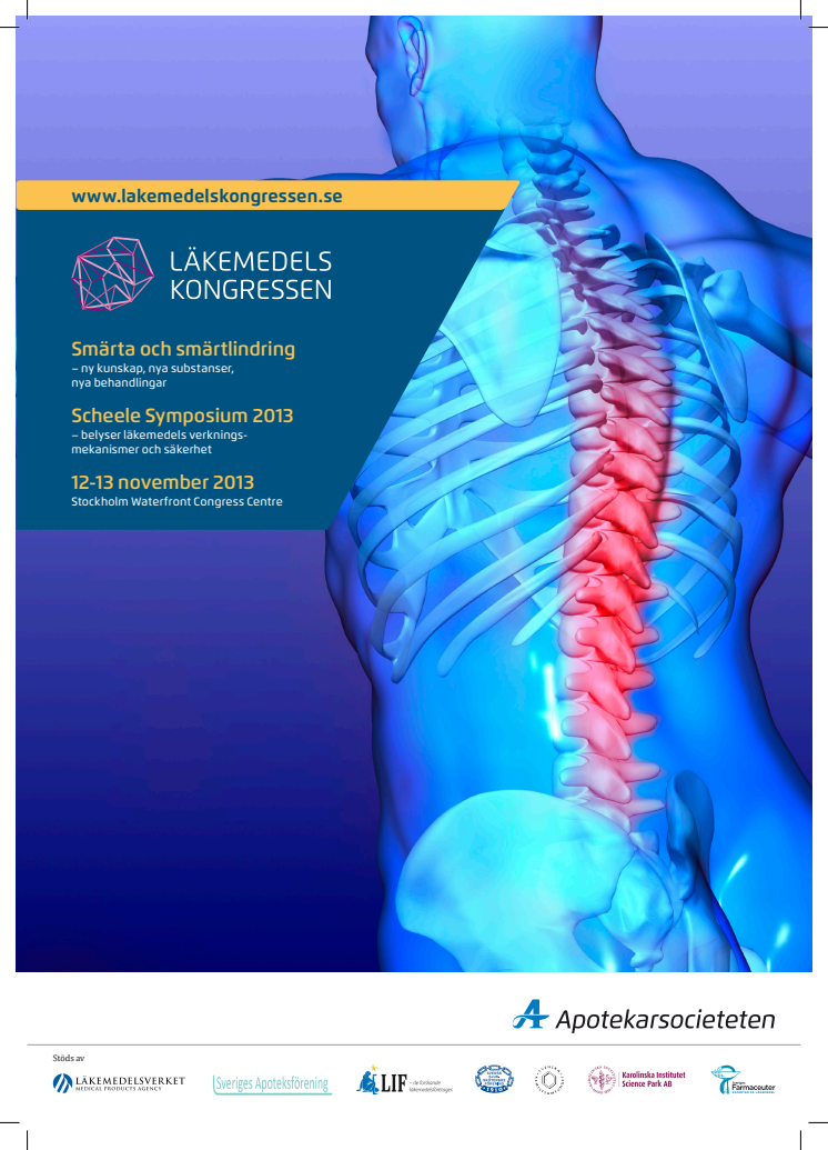 Programblad Läkemedelskongressen inkl Scheelesymposiet