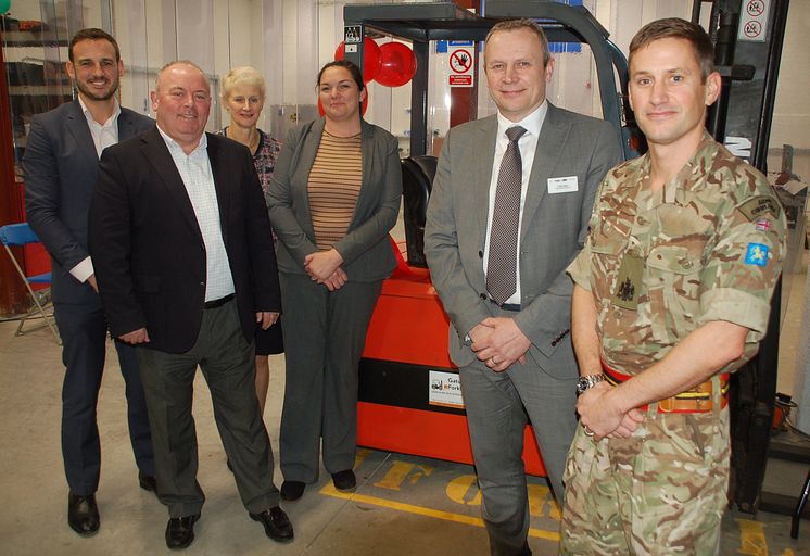 Opening the new maintenance depot at Horsham