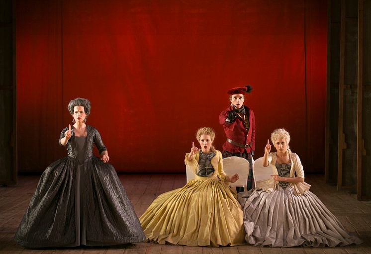 Pressbild: Hemligt äktenskap "Il matrimonio segreto" av Cimarosa på Drottningholms Slottsteater 2013