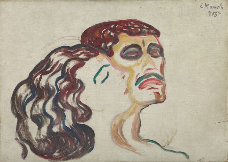 Edvard Munch: Hode ved Hode / Head by Head (1905)