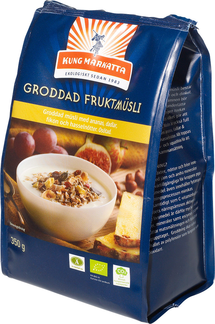 Kung Markatta Groddad ekologisk Fruktmüsli