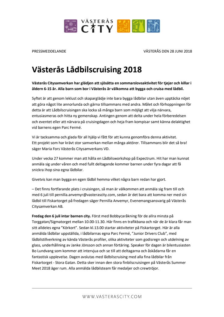 Västerås Lådbilscruising 2018