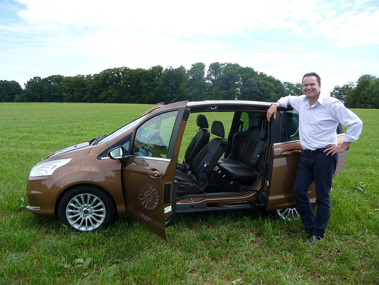 Nye adm. dir i Ford Motor Norge Steve Kimber har stor tro på nye Ford B-MAX