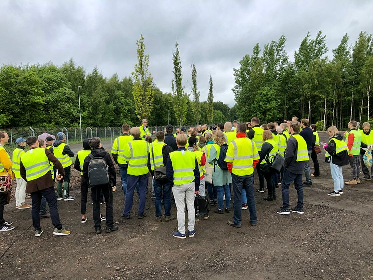 Invigning NSR biokolsanläggning m gäster