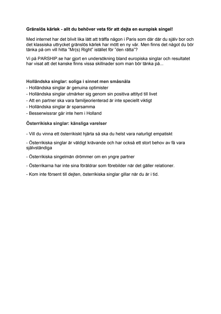Gränslös kärlek