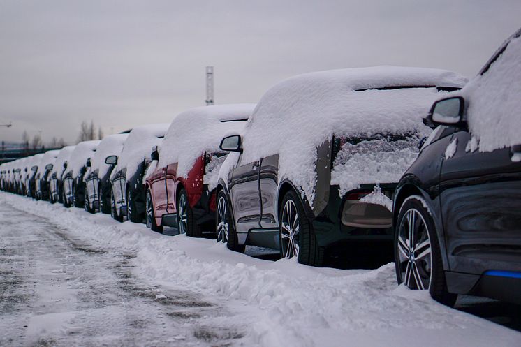 BMW i3 på kaia i Drammen