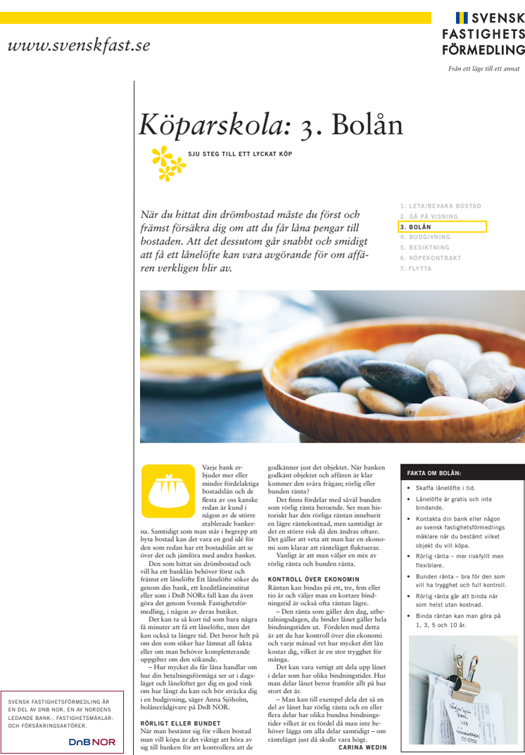 Köparskola: 3. Bolån