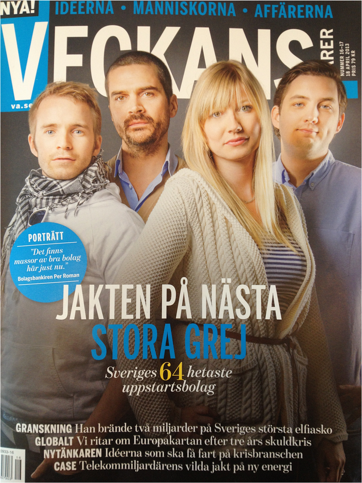Kivra med på listan över de 24 hetaste uppstartsbolagen i Sverige
