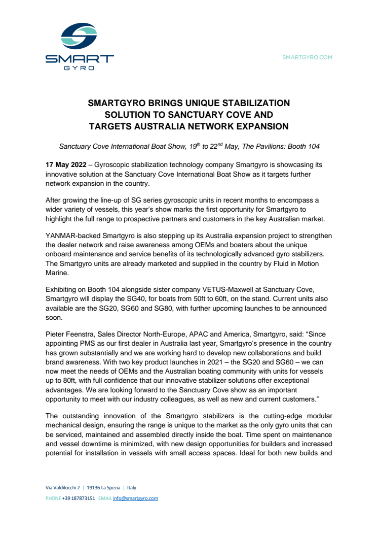 17 May 2022 - Smartgyro Brings Unique Stabilization Solution to Sanctuary Cove.pdf