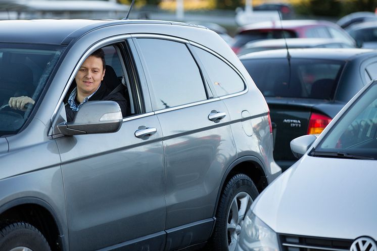 Rygg inn når du parkerer