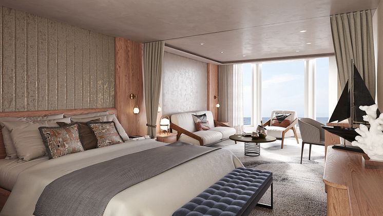 Suite, MS Trollfjord - Rendering Hurtigruten Norway