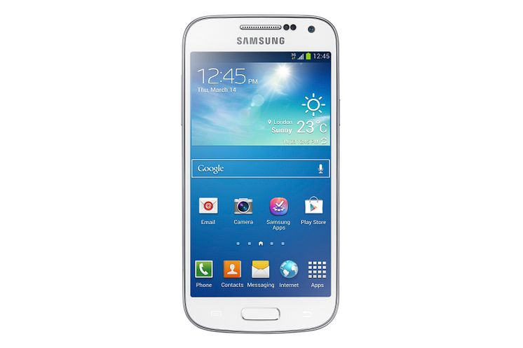 Galaxy S4 mini (hvit front)