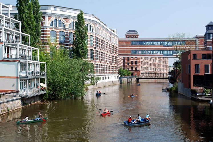 Ehemalige Buntgarnwerke an der Weißen Elster - Foto: Andreas Schmidt