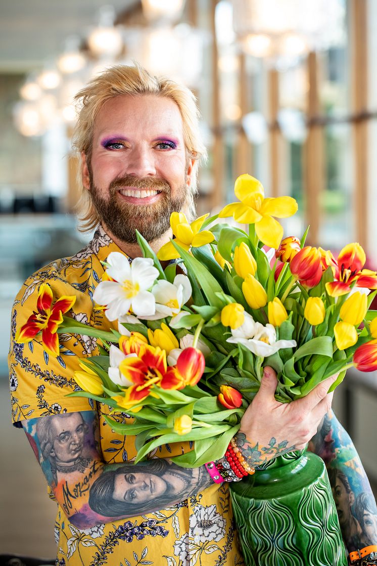 Rickard Söderberg och svenska tulpaner på Malmö Opera