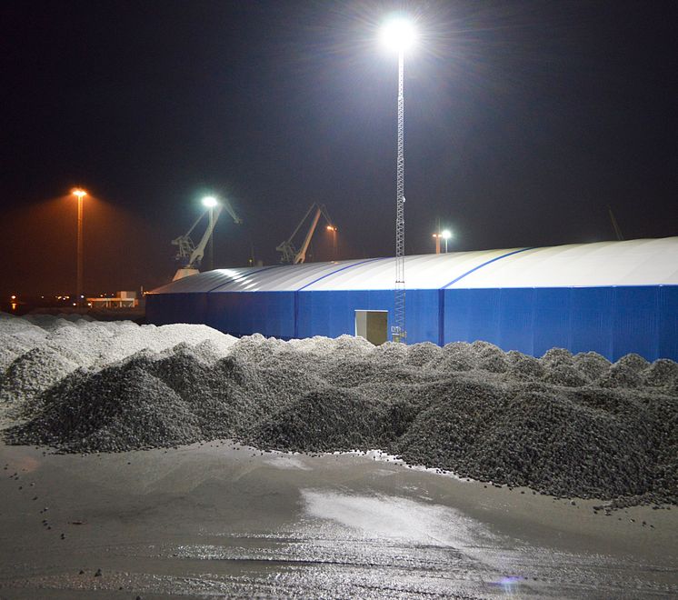 CMP Copenhagen Malmö Port miljösatsar med Polaris och LED mastbelysning 2