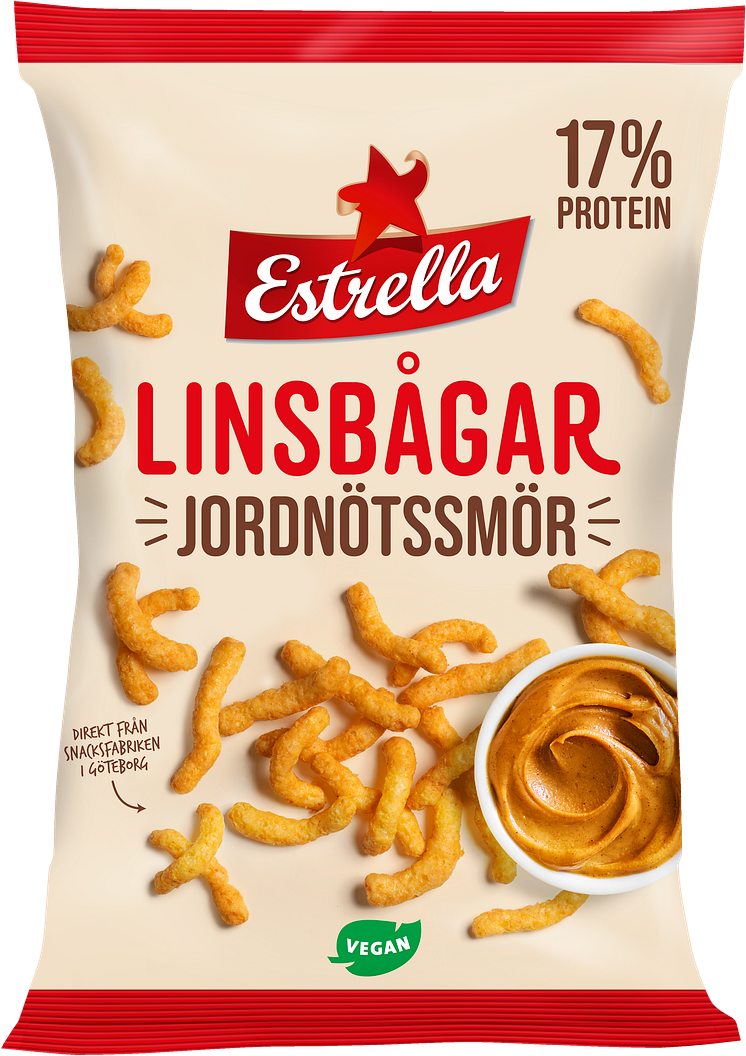 Estrella Linsbågar Jordnötssmör 2021