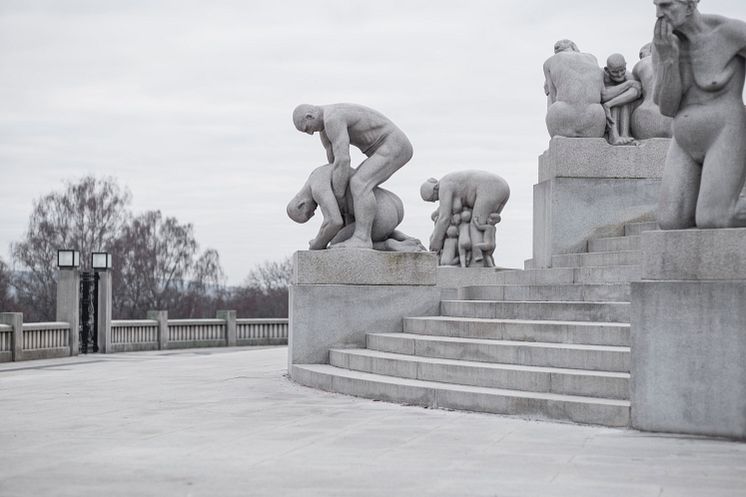 The Vigeland Park Granite groups by The Monolith