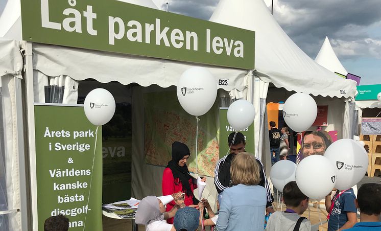 Kampanjtält Järvaveckan 2018