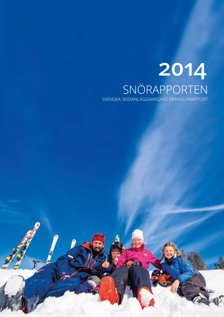 Svenska Skidanläggningars branschrapport 2014
