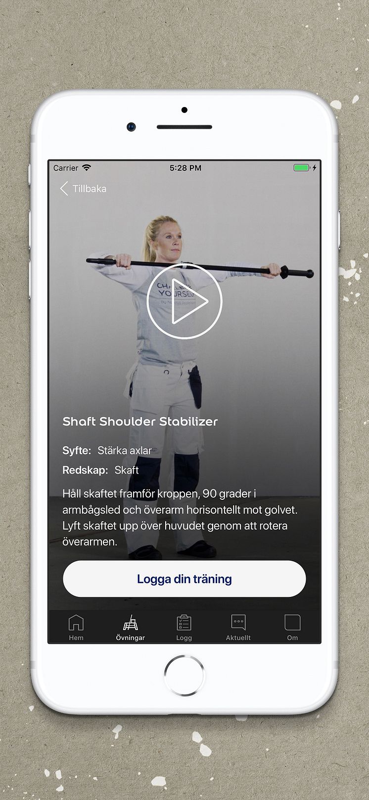 Förebygg skador med aktivitetsappen Nordsjö Pro Activity
