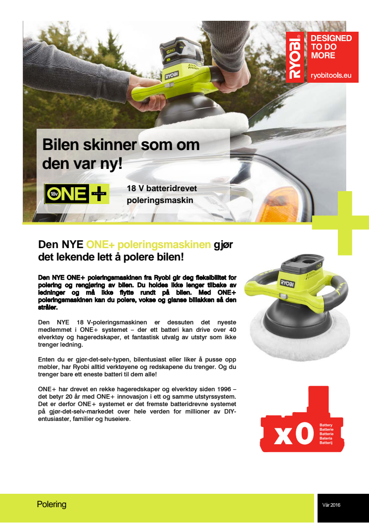 Bilen skinner som om den var ny!