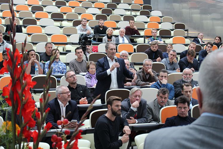 Podiumsdiskussion „Zukunftsbranche Luftverkehr am Standort Berlin Brandenburg“ am 15. Oktober 2016 an der Technischen Hochschule Wildau