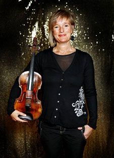 Maria Lindal, violinist och konsertmästare på Drottningholms Slottsteater