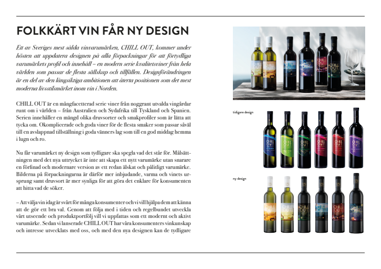 ​Folkkärt vin får ny design.