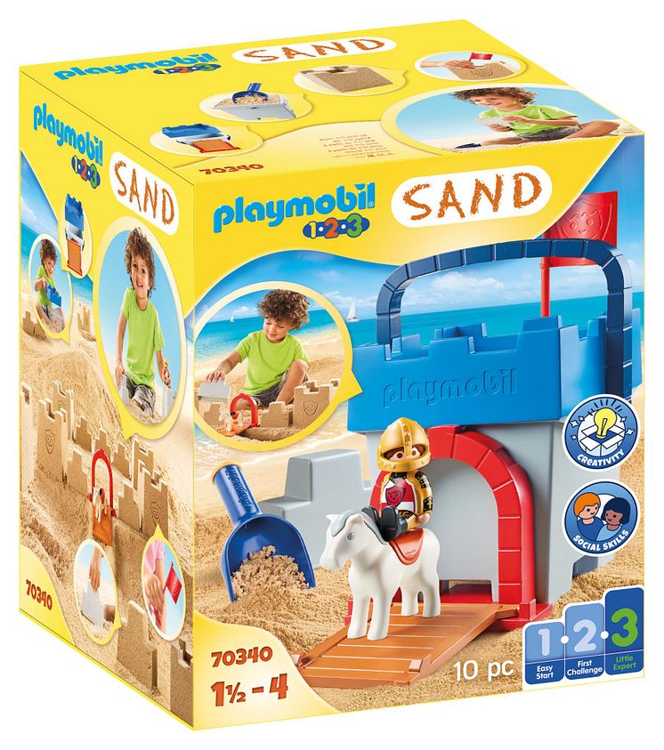 Kreativset "Sandburg" (70340) von PLAYMOBIL 1.2.3 SAND