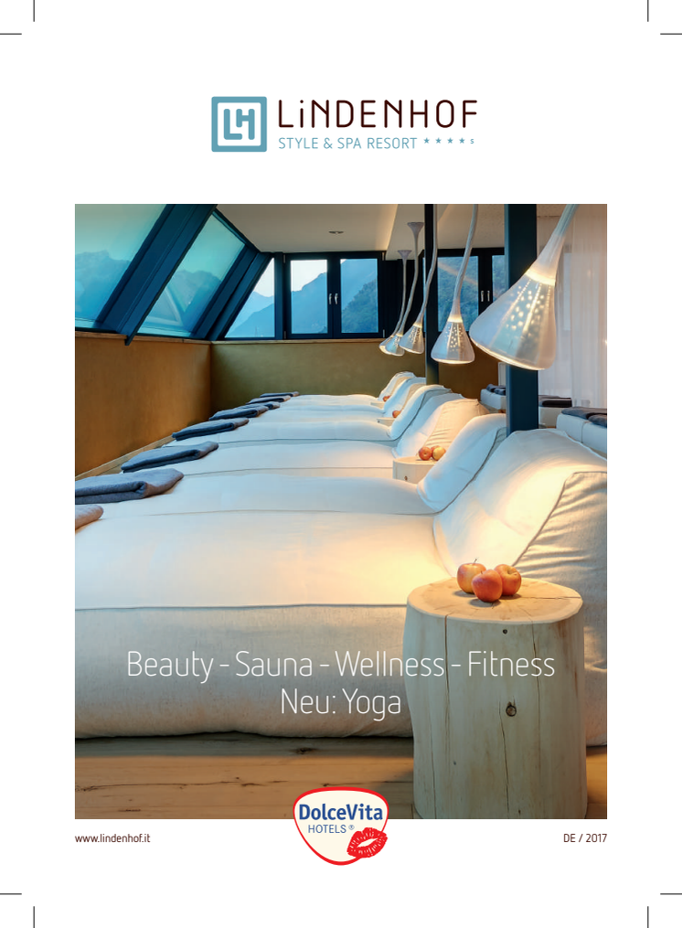 DolceVita Hotel Lindenhof Naturns - Wellnesskatalog 2017