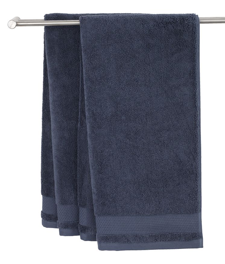 Gæstehåndklæde NORA 40x60 mørkeblå (44,95,- DKK)