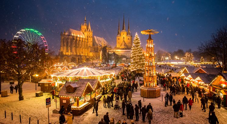 Julemarkedet i Erfurt på Domplads