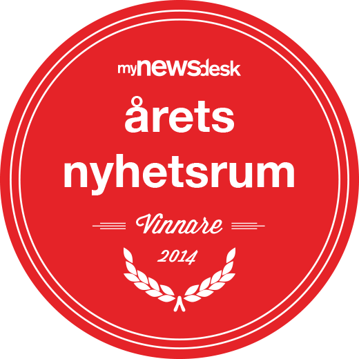 Logotype Årets Nyhetsrum 2014 - Mynewsdesk