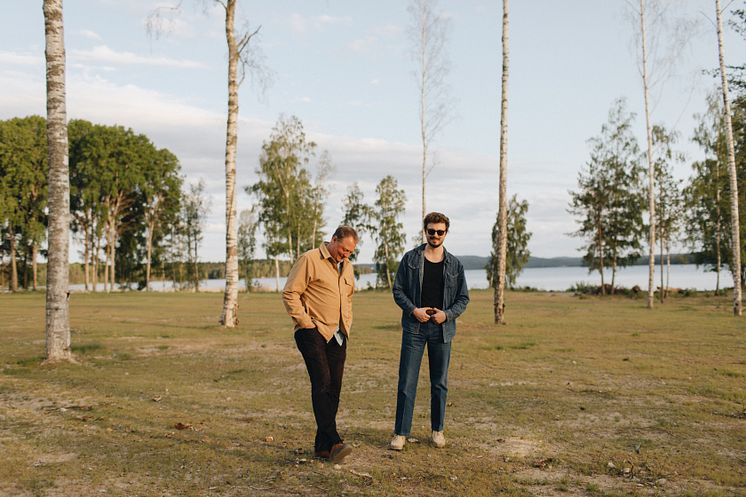 Magnus Carlson med Jesper Lindell och hans band