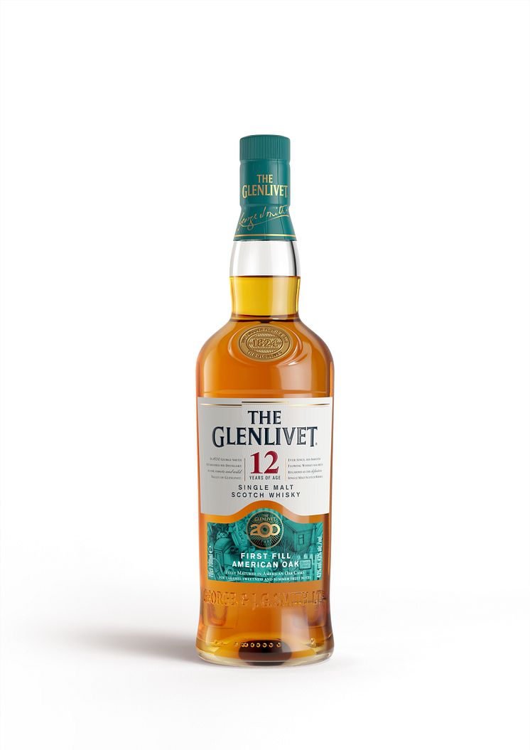 The Glenlivet 12YO 200th Anniversary 70cl bottle