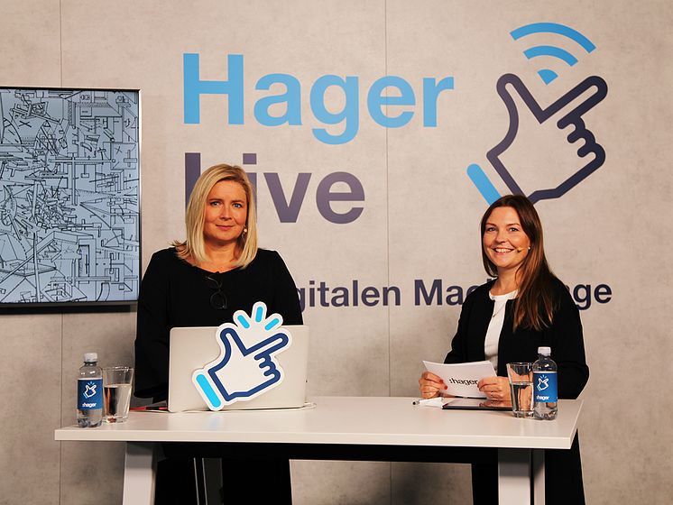 Andrea Georgi-Tomas (Dipl. ARC ETH, DGNB Senior Auditorin) im Gespräch mit Stefanie Wahl (Zielgruppenmarketeurin Architekten bei Hager)