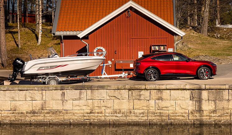 Ford Mustang Mach-E økt tilhengervekt 2022