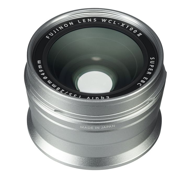X100F Wide Conversion Lens II Silver