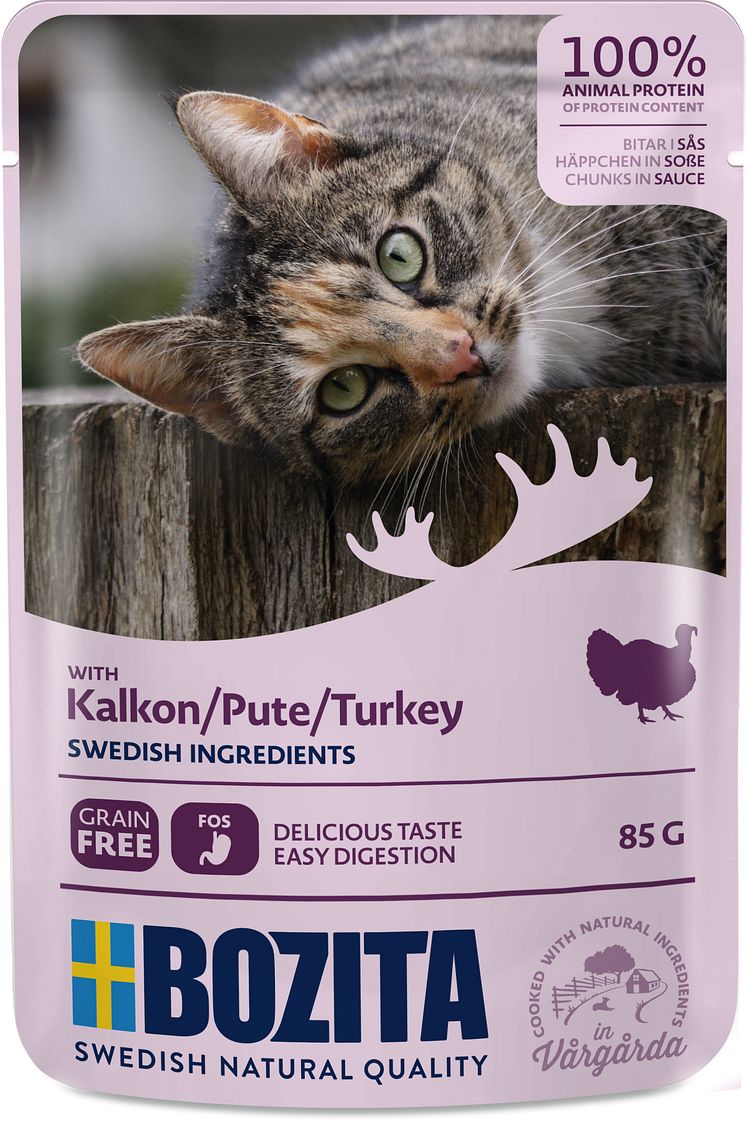 Bozita bitar i sås med kalkon 